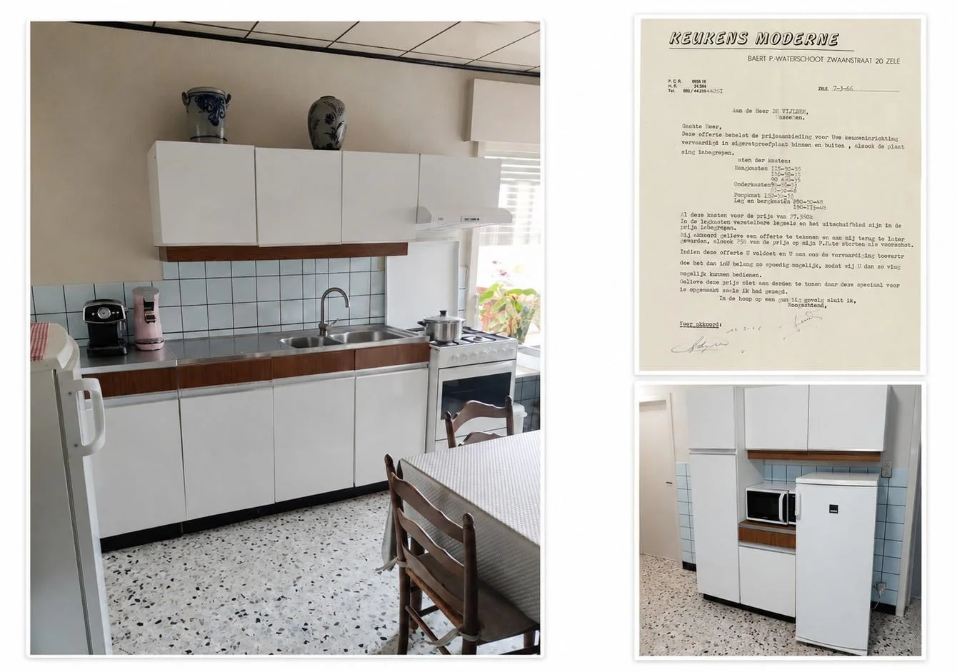 Offerte en Keuken uit 1966 door Keukens Modern